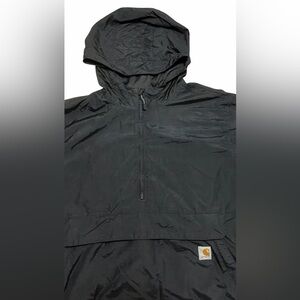 Carhartt Men's Black Hooded Windbreaker Pullover